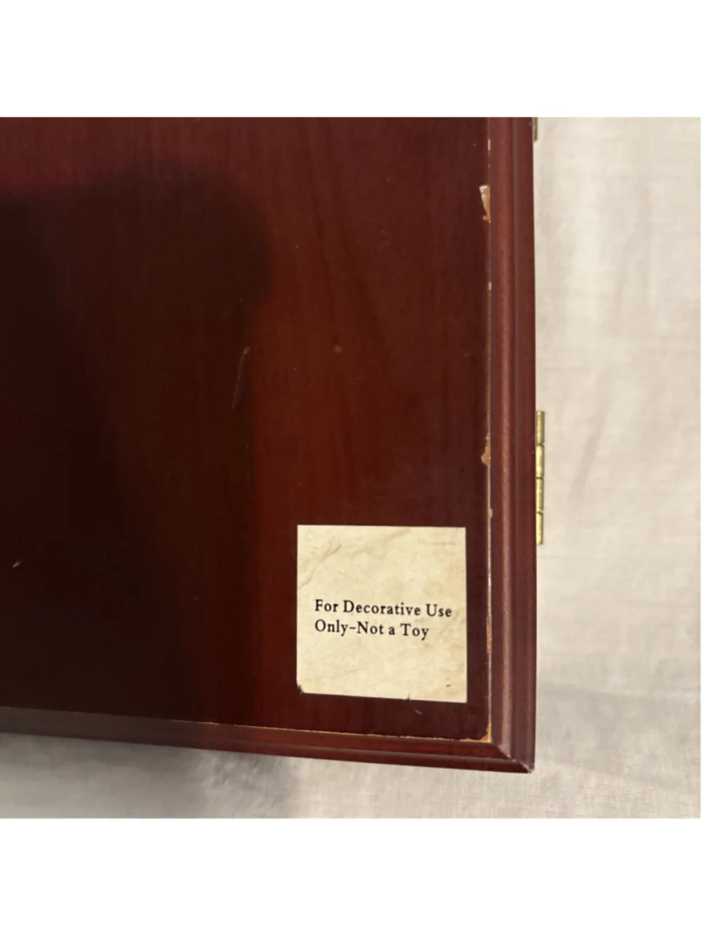 Vtg Mahogany Wood Tabletop Picture Frame Book Oval 5x7